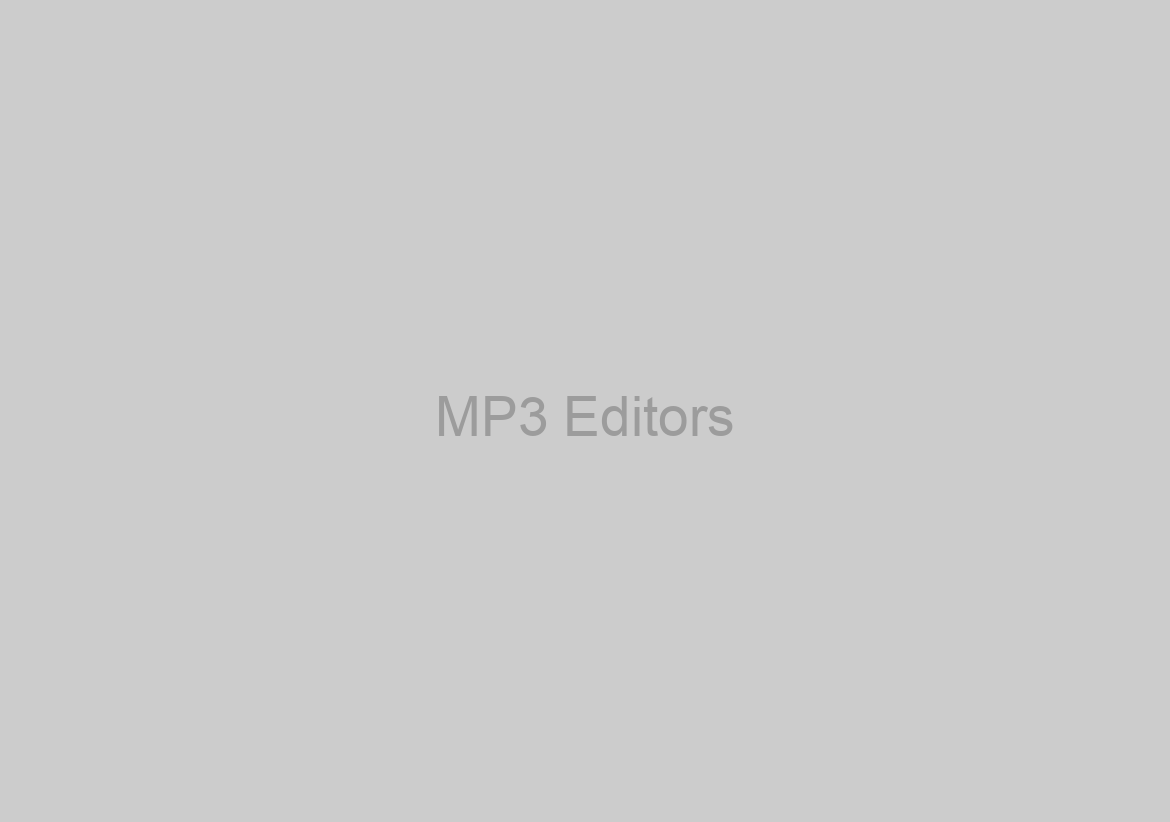 MP3 Editors